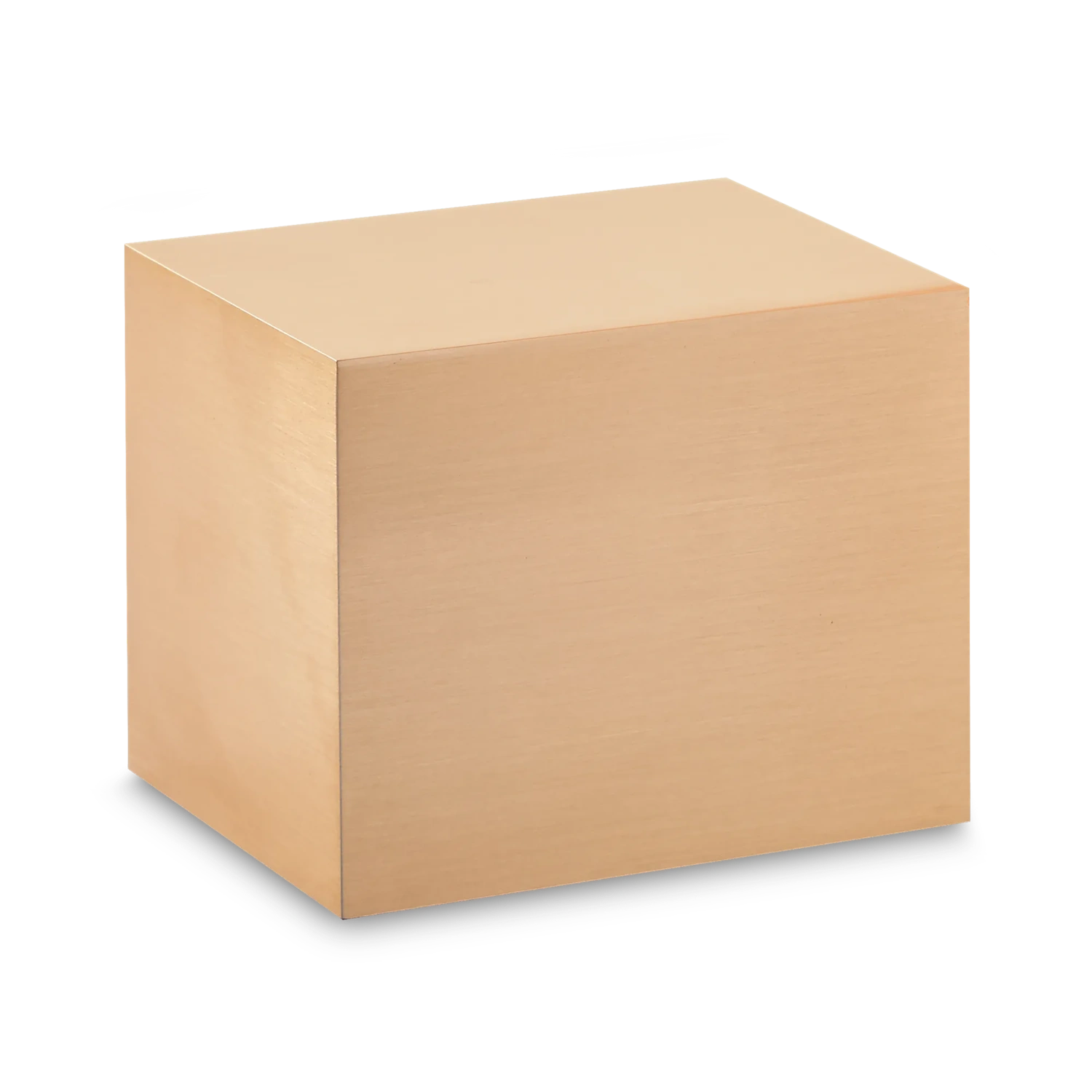 Brushed Sheet Bronze Niche Urn