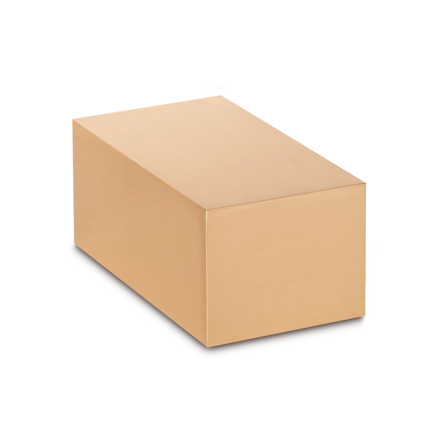 Brushed Sheet Bronze Niche Urn