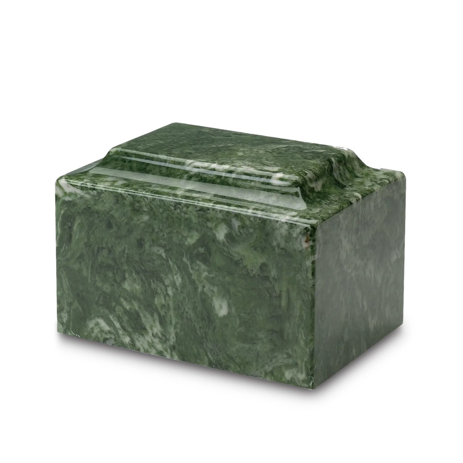 Meadow Green Synthetic Marble Urn