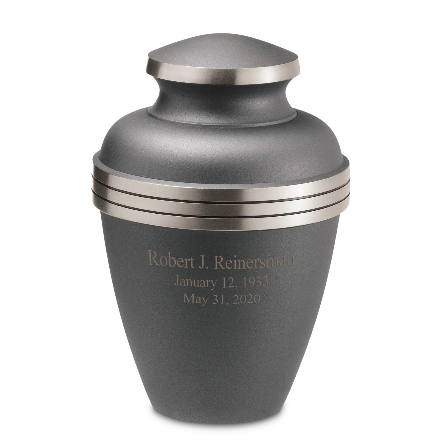 Ashen Pewter Urn