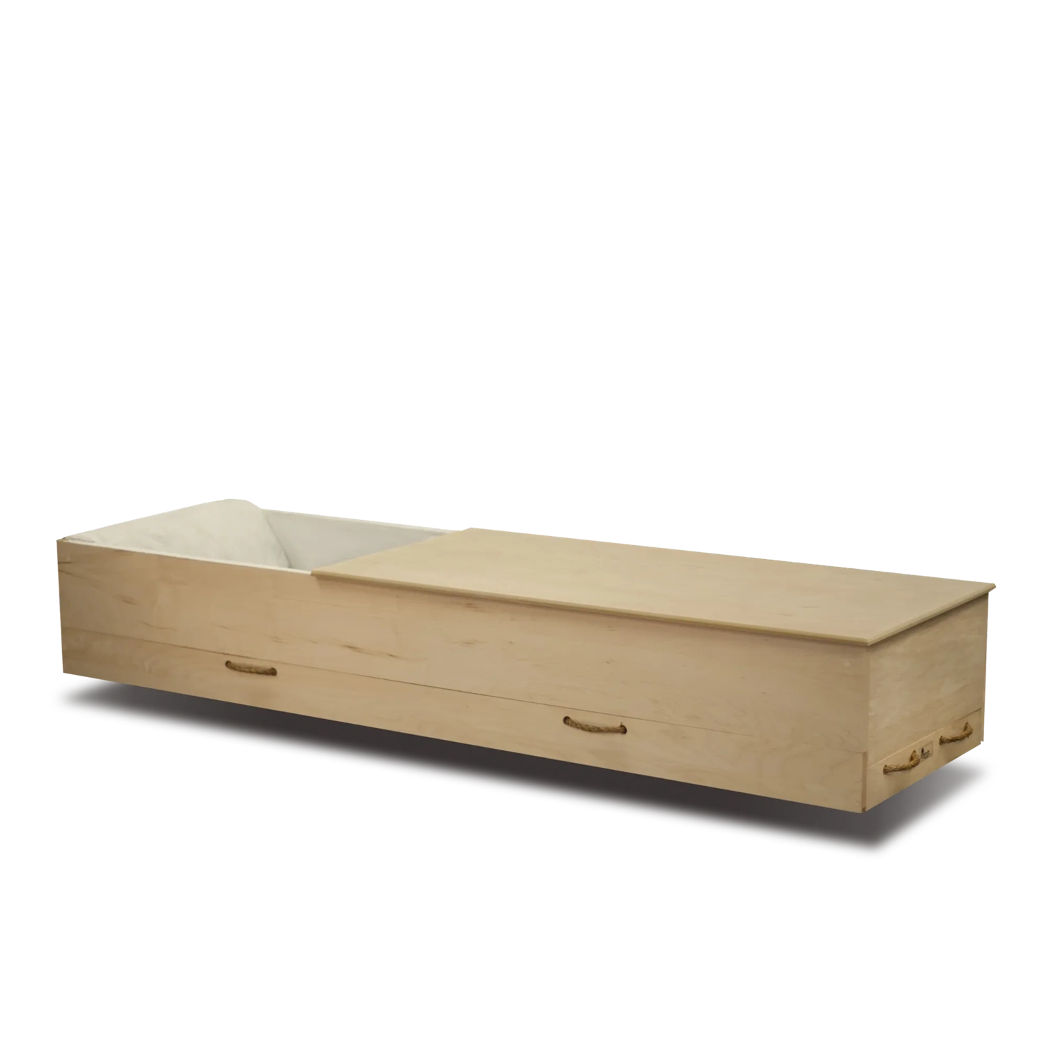 MDF Cremation Box Pine Cut Top
