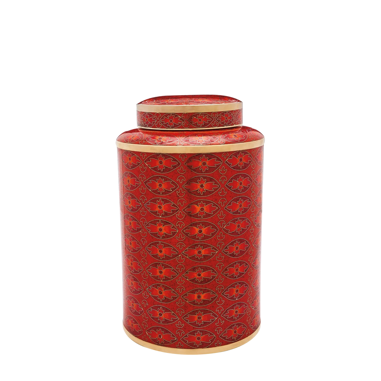 Red Rosette Cloisonne Keepsake