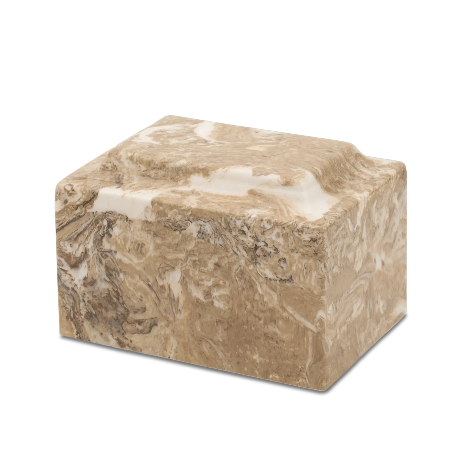 Khaki Synthetic Marble Urn