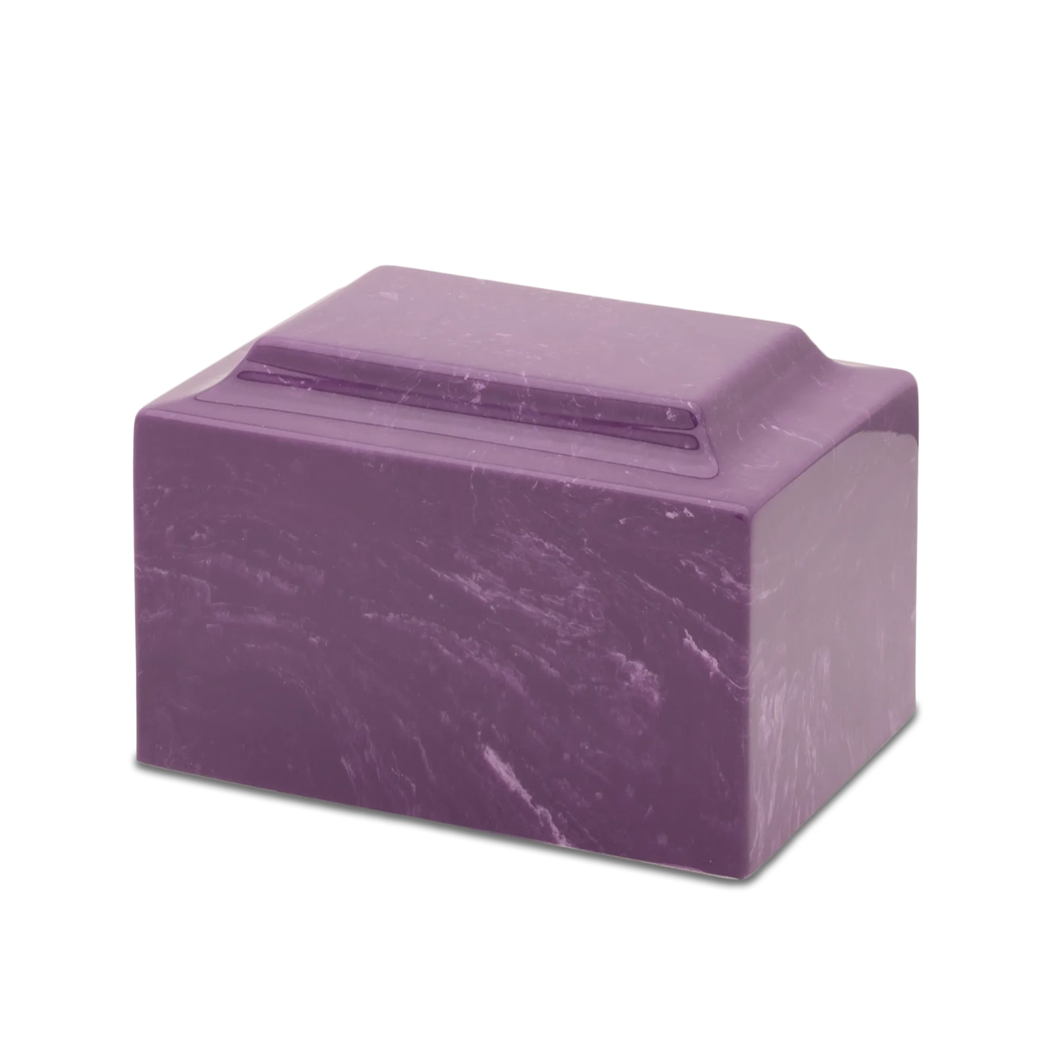 Violet Synthetic Marble Urn